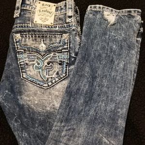Men’s Rock Revivals Scion Slim Straight Size 32/32